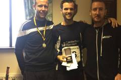 Dinosaur 10K male team prize winners