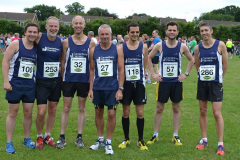 Canterbury Harriers win the team prize at the Staplehurst 10K